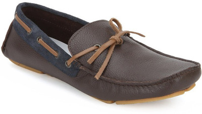 Knotty Derby Riddle Boat Shoes For Men(Brown, Blue
