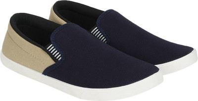 

Chevit 107 Slip On Sneakers For Men(Navy, Multicolor, Blue