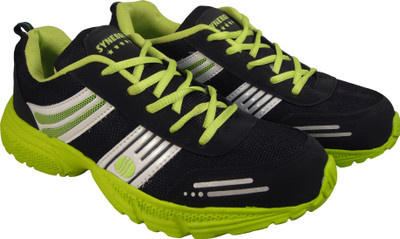 

Action Synergy 7157 Black/Green Sports Walking Shoes For Men(Black, Green