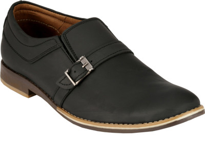 

ZebX Monk Strap For Men(Black