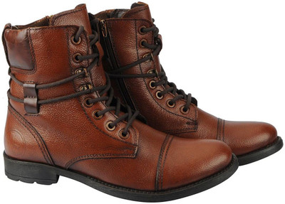 

FAUSTO High Ankle Boots For Men(Tan