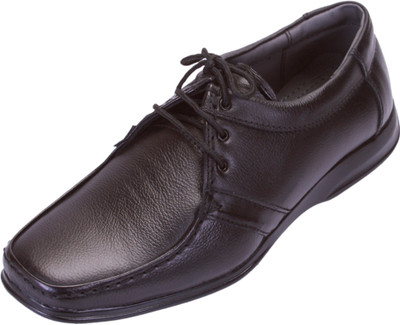 

Shoebook Leather Valuable Lace Up For Men(Black
