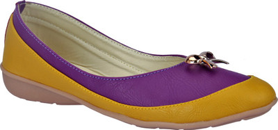 

Party Girl Casual Bellies For Women(Yellow, Purple