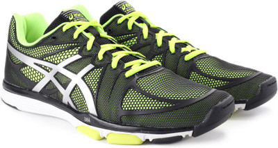 

Asics Gel-Exert Tr Men Training & Gym Shoes For Men(Black, Green, 9093