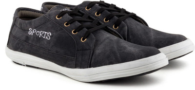 

Golden Sparrow Stylish Casuals For Men(Black