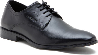 

Red Tape Genuine Leather Lace Up Shoes For Men(Black