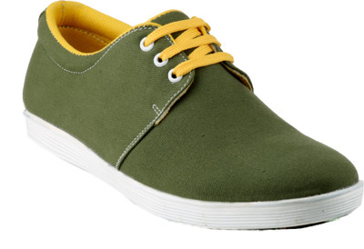 

Zebra London Style Canvas Shoes For Men(Green)