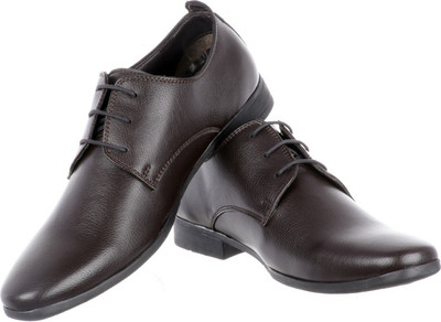 50% OFF on Per Te Solo Matteo Lace Up Shoes For Men(Brown)