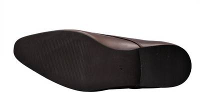 Hirel's Mens Black Monk Strap Shoes