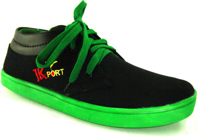 

JK Port Mens Synthetic With Extra Comforts Casuals Shoe For Men(Black)