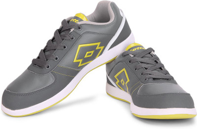 Lotto LOGO PLUS III Sneakers For Men(Grey, Yellow)
