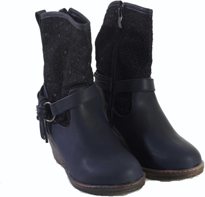 

Pinza Blue Cowboy Boots For Women(Blue, Black