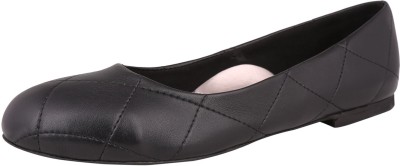 

Exotique Stylish Black Flat Ballerina Bellies For Women(Black