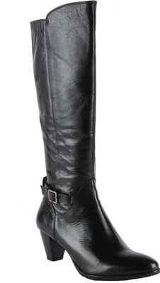 

Salt N Pepper 14-710 Rosy Black Boots Boots For Women(Black)