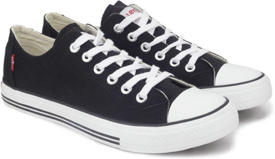 

Levi's Truker LW Sneakers For Men(Black, Regualr black