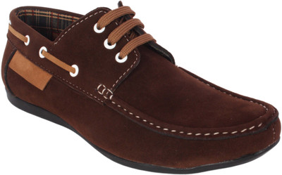 

1AAROW Driving Shoes For Men(Brown)