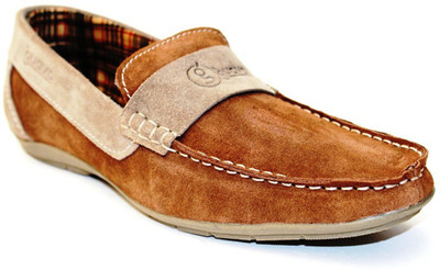 

Guava Brown Leather Loafers For Men(Brown
