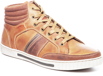 

Pavers England Genuine Leather Sneaker For Men(Tan