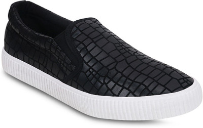 

Kielz Designer Canvas Black Shoes Canvas Shoes For Men(Black
