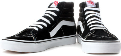 

Vans Sk8-Hi Canvas Shoes For Men(Black)