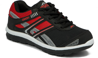 

Asian Running Shoes For Men(Black, Red)