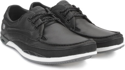 Clarks ORSON LACE BLACK LEATHER Loafers For Men(Black