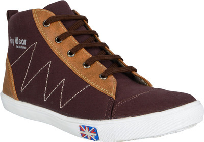 

Ezywear Canvas Shoes For Men(Brown, Tan