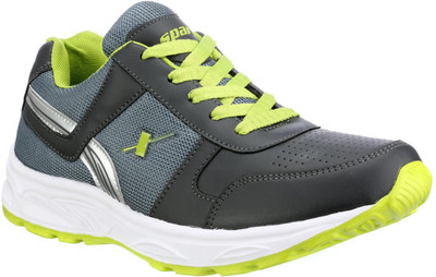 

Sparx Running Shoes For Men(Grey, Green, D.grey fl.green