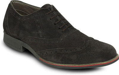 

Get Glamr Designer Suede Brogues Corporate Casuals For Men(Brown