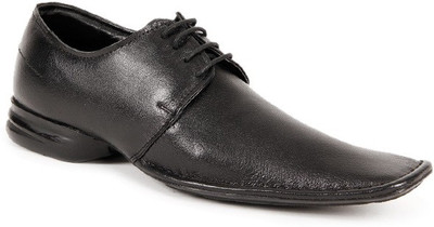 

Franco Leone Genuine Leather Lace Up Shoes For Men(Black