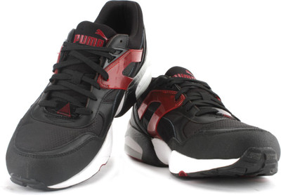 

Puma R698 Mesh-Neoprene Men Mid Ankle Sneaker For Men(Black, Black-black-black