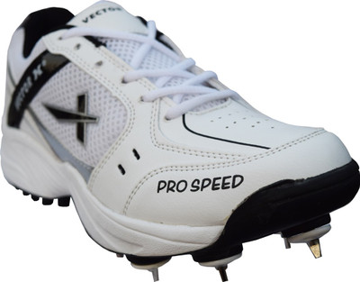 

Vector X Pro Speed Half Spikes Cricket Shoes For Men(Multicolor), 01;white
