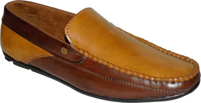 Style 98 Tan Trendy Loafers For Men(Tan)