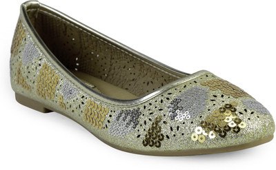 

Flat n Heels Bellies For Women(Gold