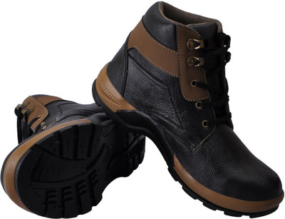 

FAUSTO High Ankle Boots For Men(Black