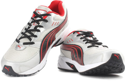 

Puma Pluto DP Men Running Shoes For Men(White, White;black;high risk red