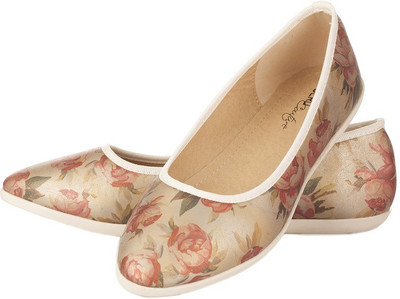 Vero Couture Bellies For Women(Brown, Beige