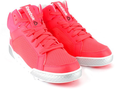 

REEBOK DANCE URTEMPO MID .0 TXL Dance Shoes For Women(Pink, Neon cherry/silver/steel