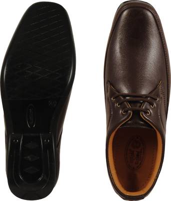 Action Synergy Men's PL4493 Brown Formal Lace Up