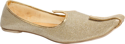 

Do Bhai Panjabi - Jutty Jutis For Men(Gold), Golden