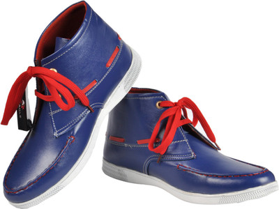 

NY Eagle Blue LaceUp Casuals For Men(Blue