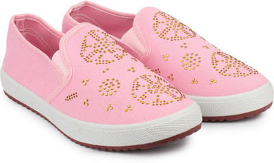

Do Bhai Slip On Sneakers For Women(Pink