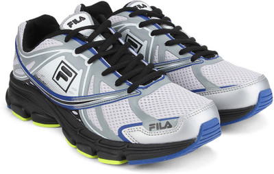 

Fila SAIL II Running Shoes For Men(Black, Blue, Silver, Sil/lim/blk
