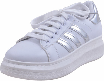 

Adorn Active and Cool Casuals For Women(Silver, White