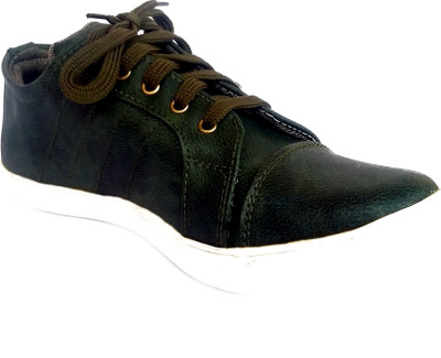 

Leves Leather Sneakers For Men(Green, Multicolor
