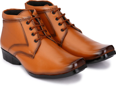 

Shoe Day boot Lace Up For Men(Tan)