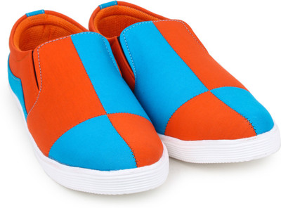Beonza Casual Shoes For Men(Orange, Blue, Orange_1