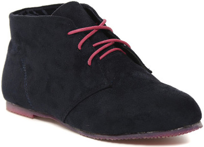

Flat n Heels Boots For Women(Navy)