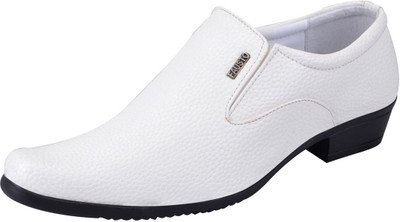 

FAUSTO Corporate Slip On For Men(White