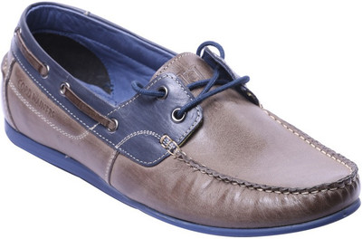 

Cord Wainers Boat Shoes For Men(Grey), Gray navy